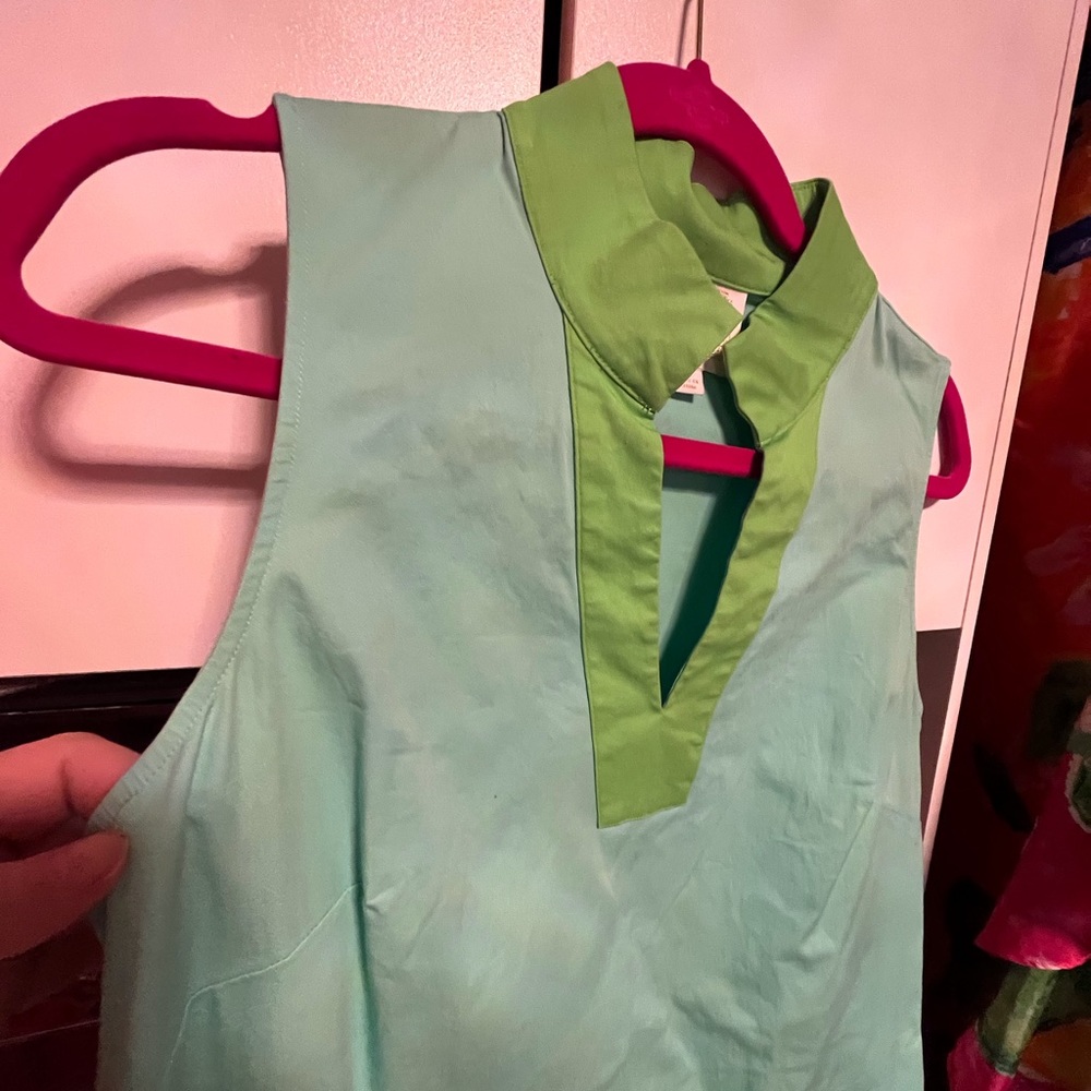 Sail To Sable Classic Color Block Shift Dress. Li… - image 4